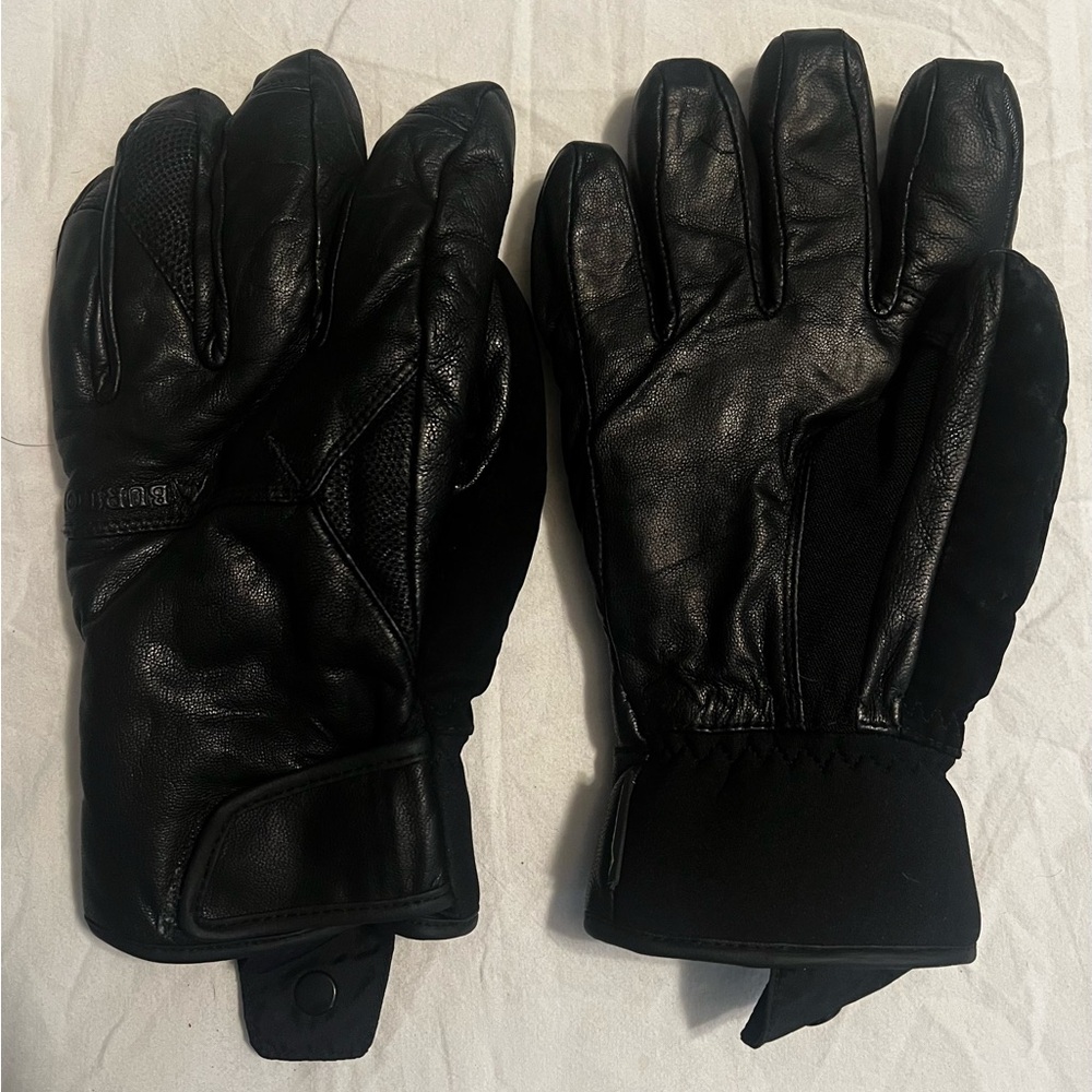 Burton men’s leather gore-Tex gloves